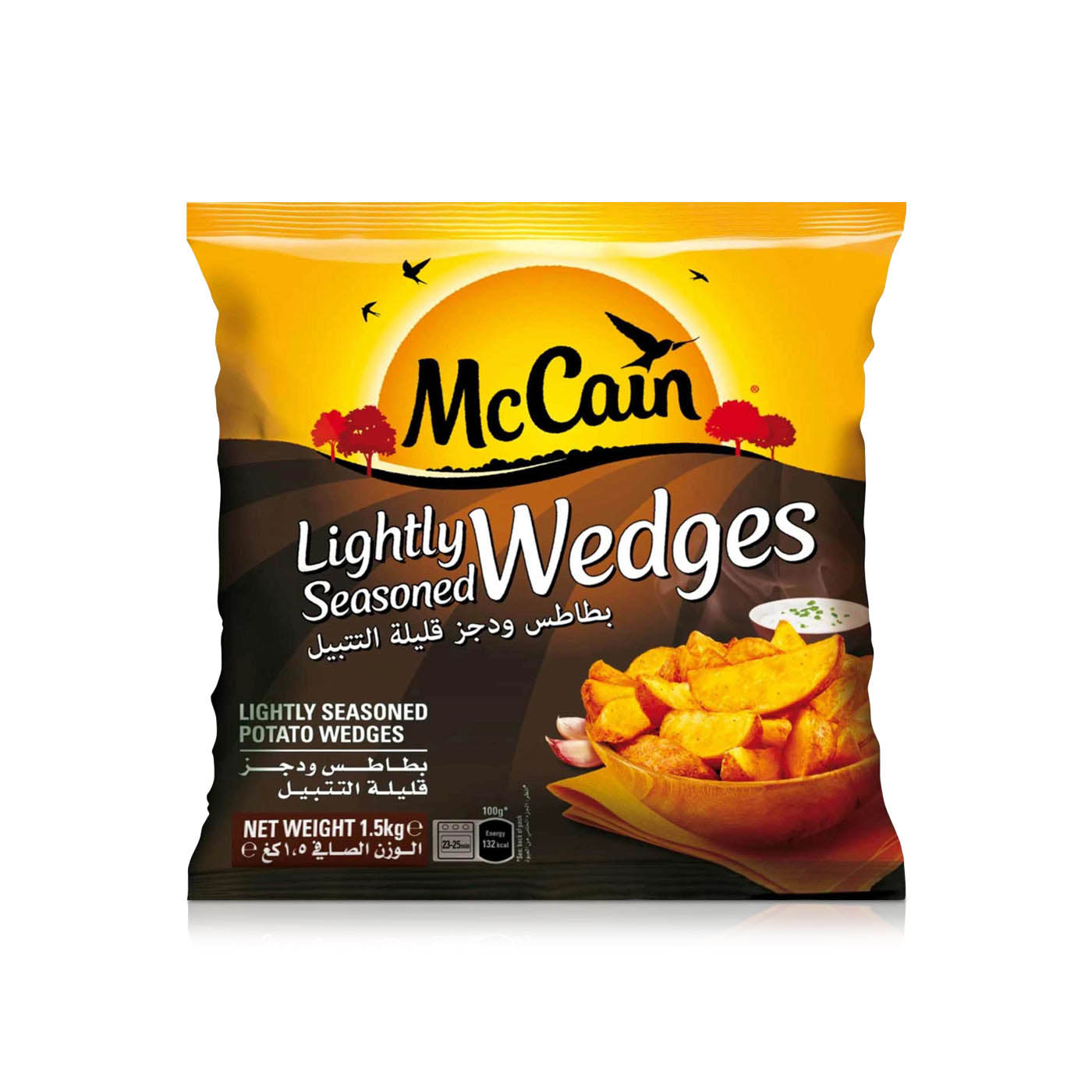 McCain Frozen Lightly Seasoned Potato Wedges 1.5kg
