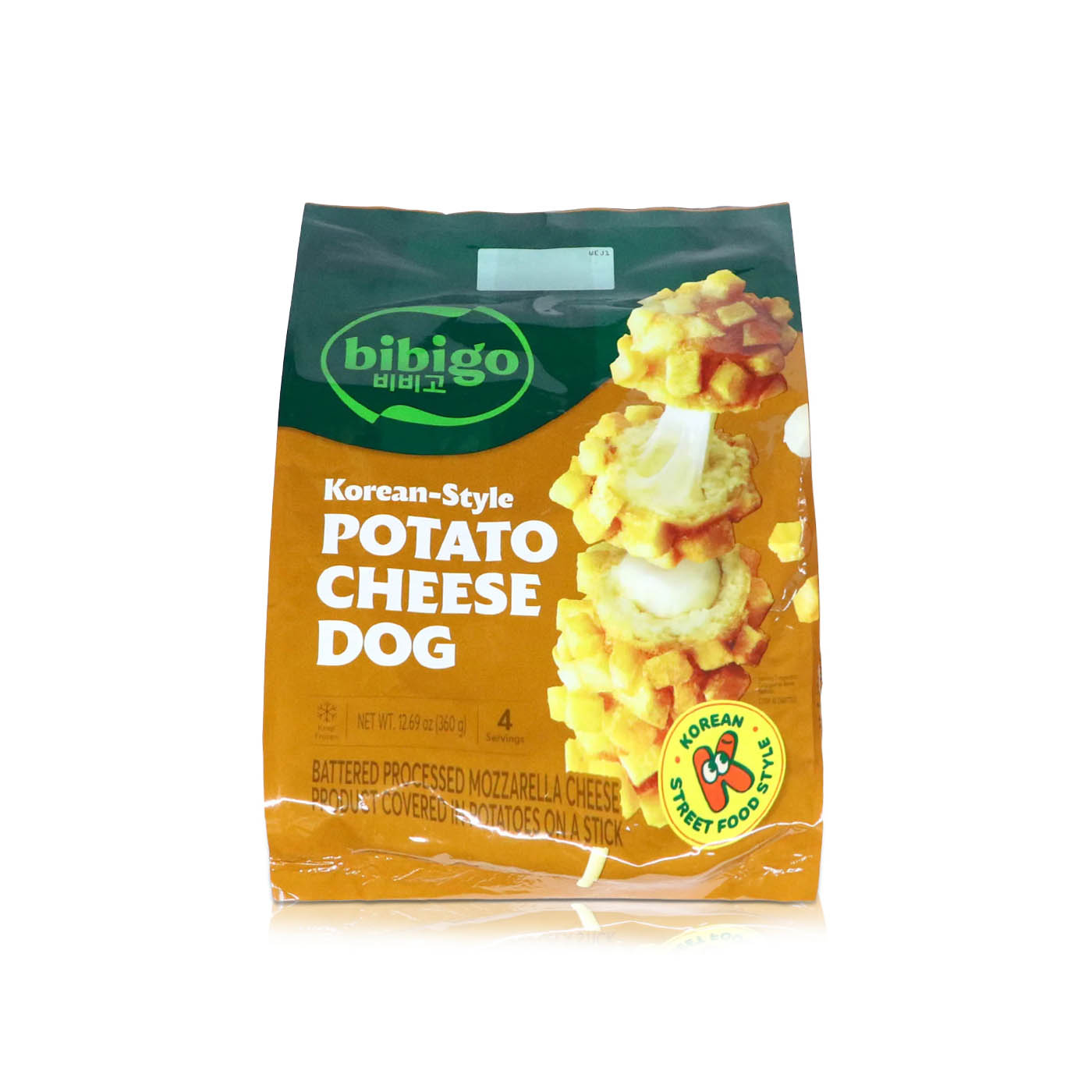 Bibigo Frozen Potato Cheese Dogs 360g