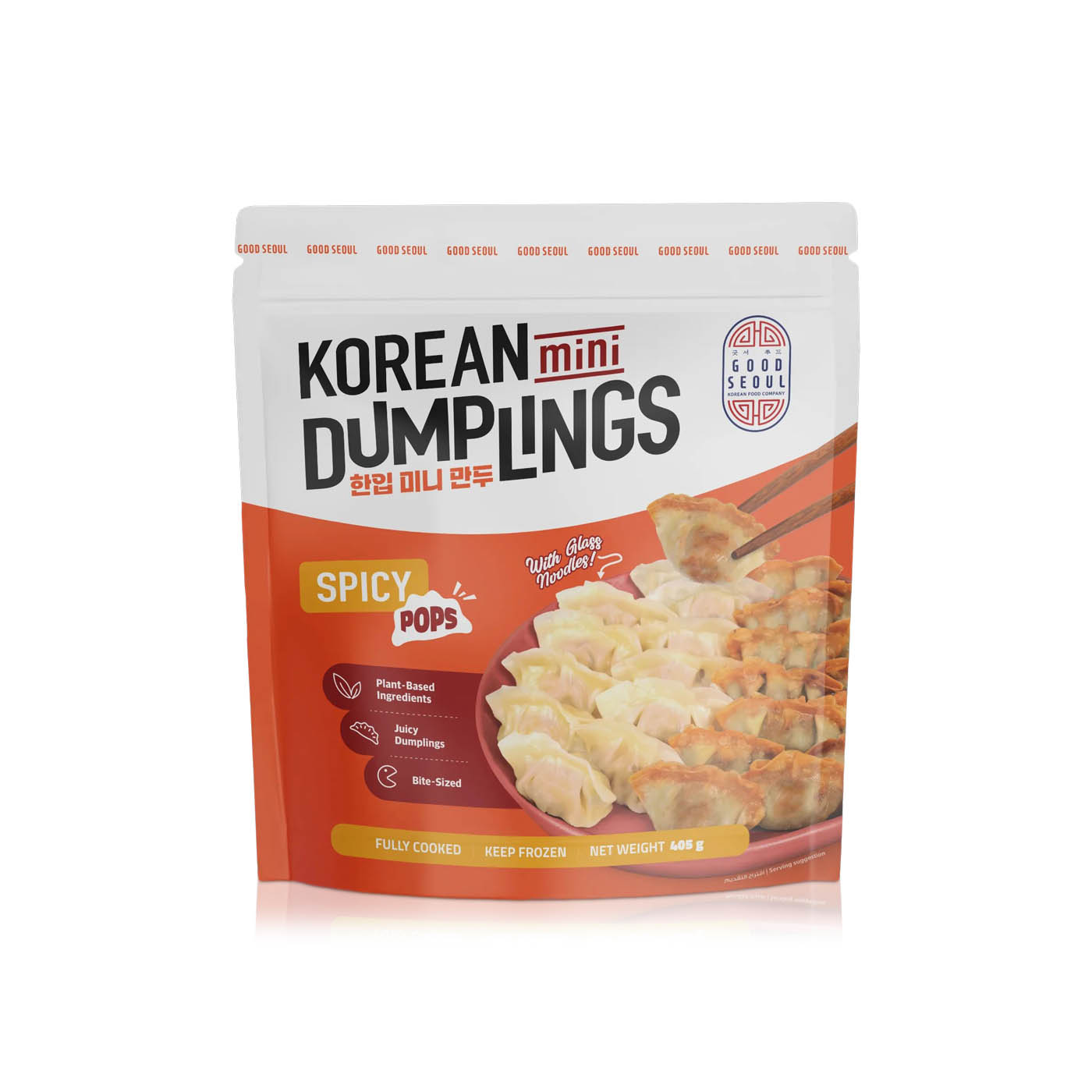 Good Seoul Frozen Spicy Mini Korean Dumplings 405g