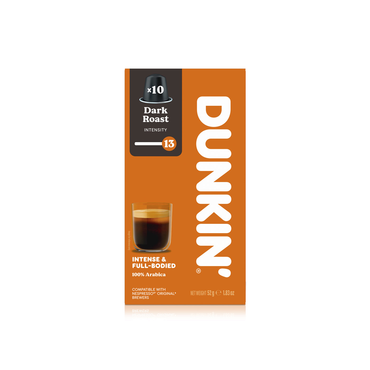 Dunkin Dark Roast Coffee Capsules x 10