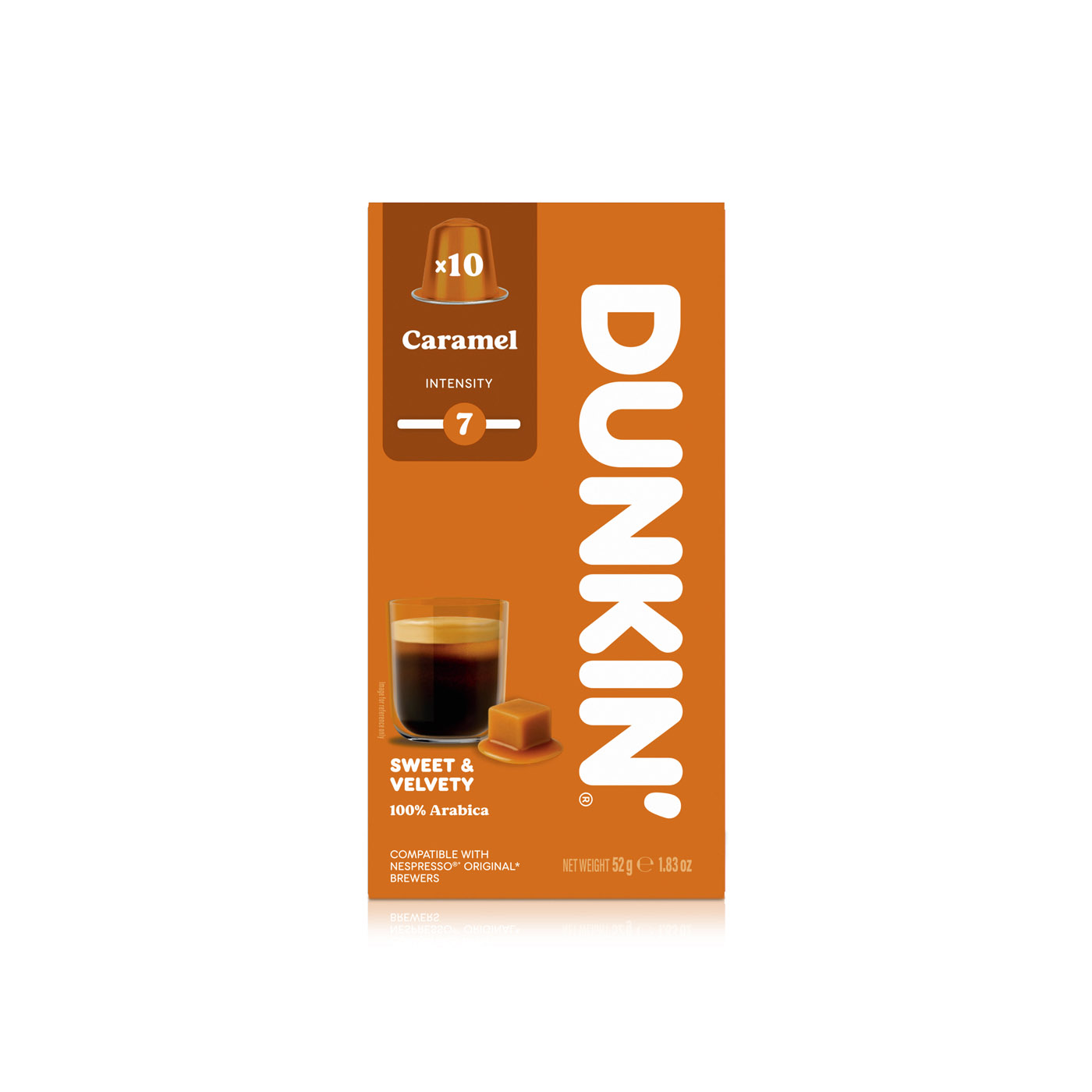 Dunkin Caramel Coffee Capsules x 10