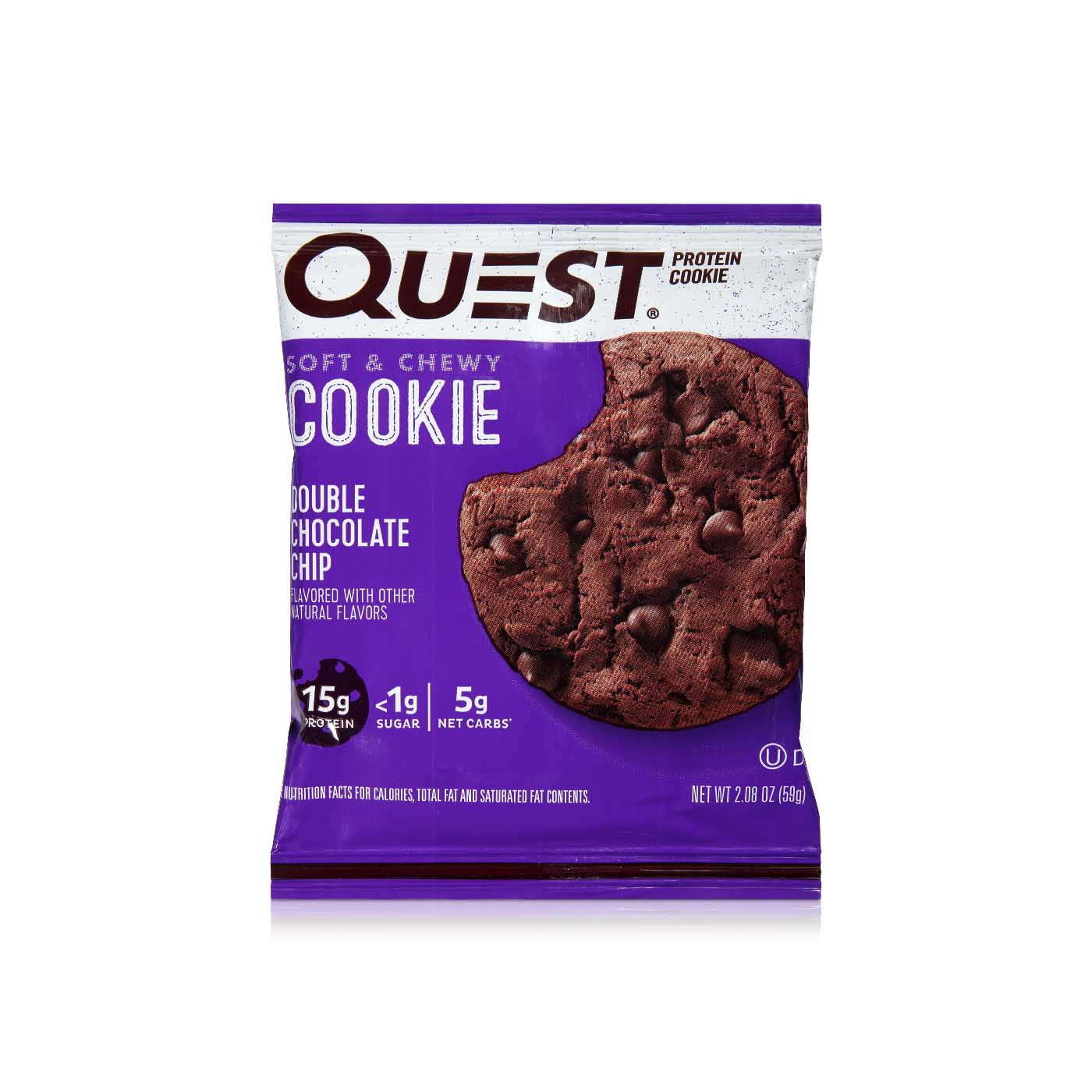 Quest Soft & Chewy Double Chocolate Chip Protein Cookie 59g