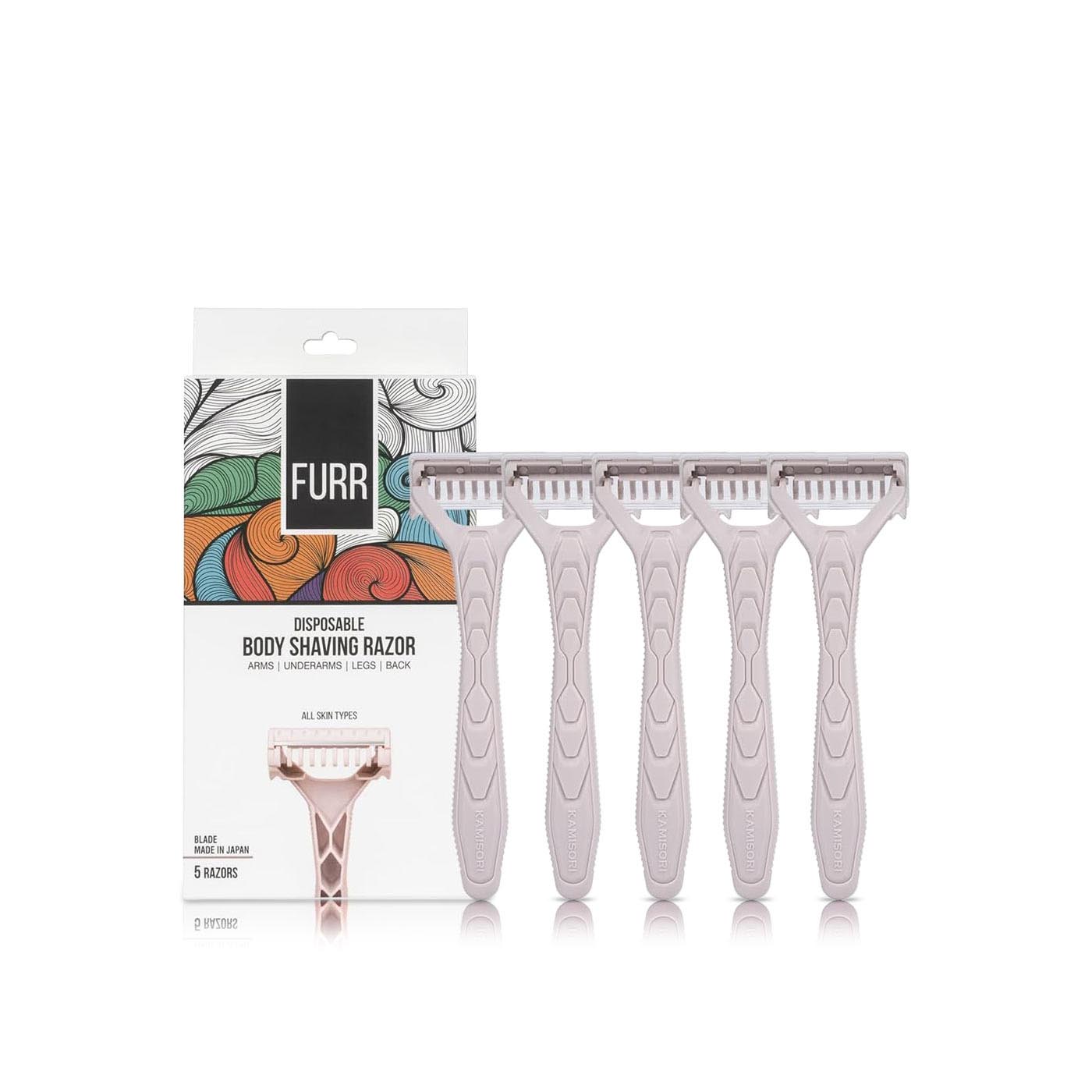 Furr Disposable Body Shaving Razors x 5
