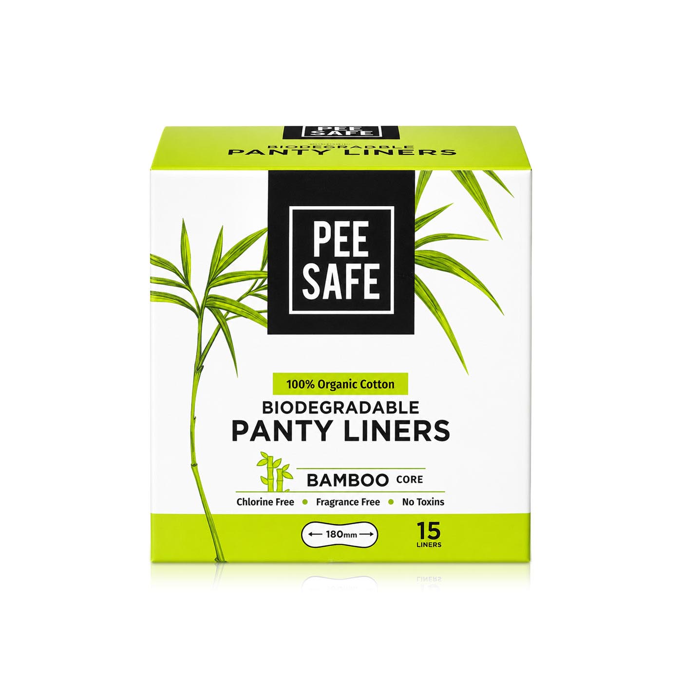 Pee Safe Organic Panty Liners x 15