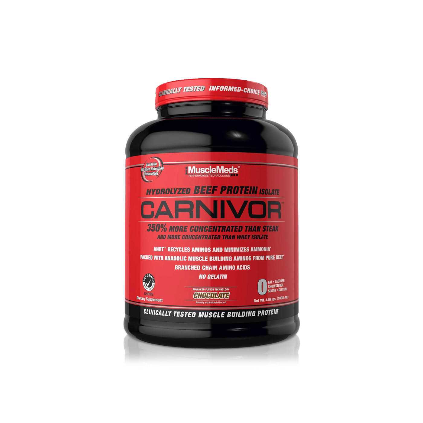 MuscleMeds Carnivor Chocolate Beef Protein Isolate 1.89kg