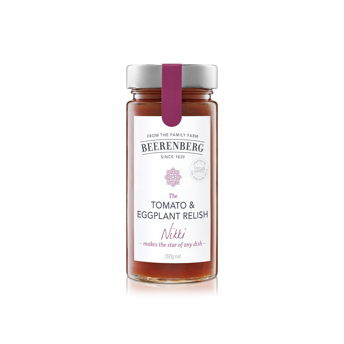 Beerenberg Tomato & Eggplant Relish Sauce 300ml
