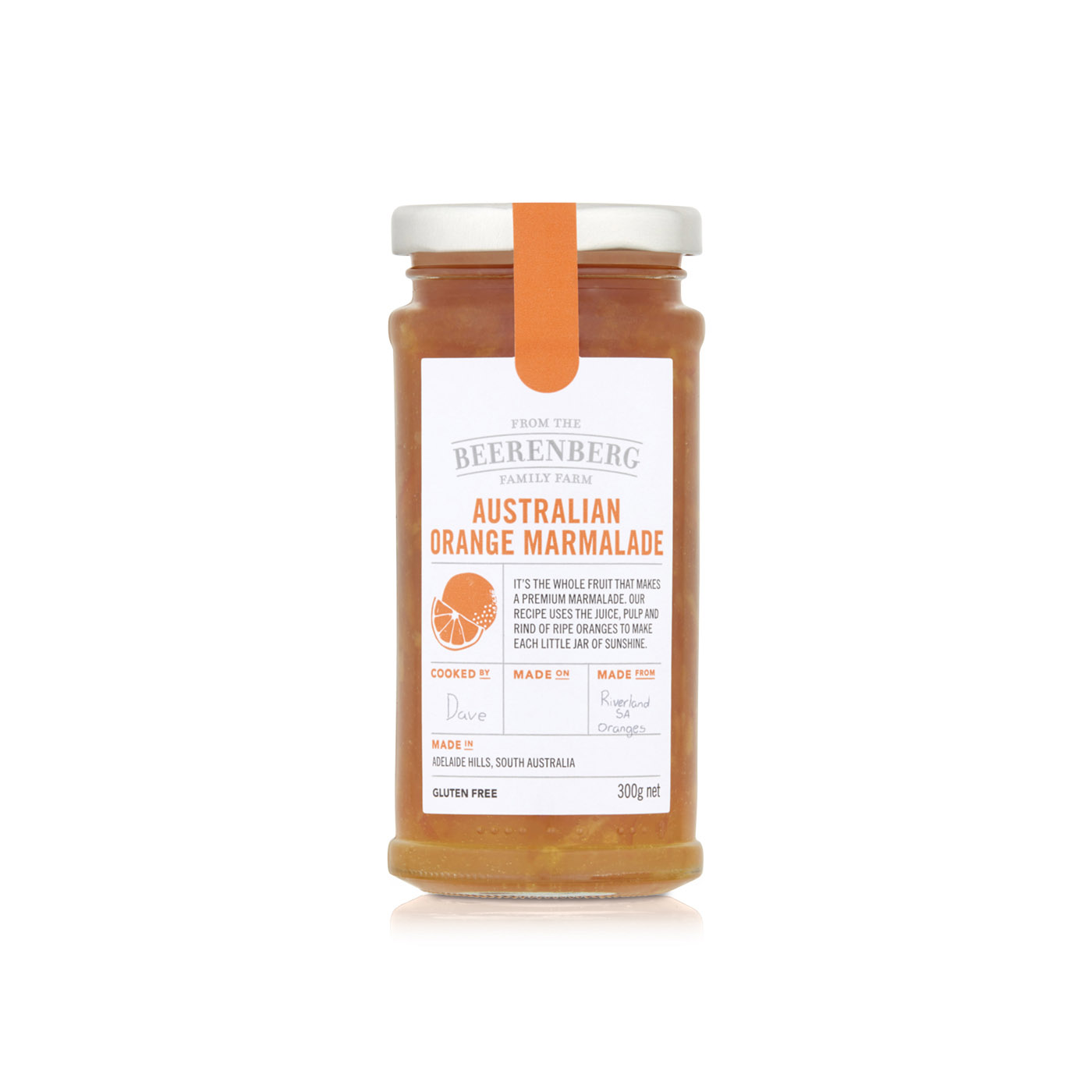 Beerenberg Gluten-Free Orange Marmalade 300g