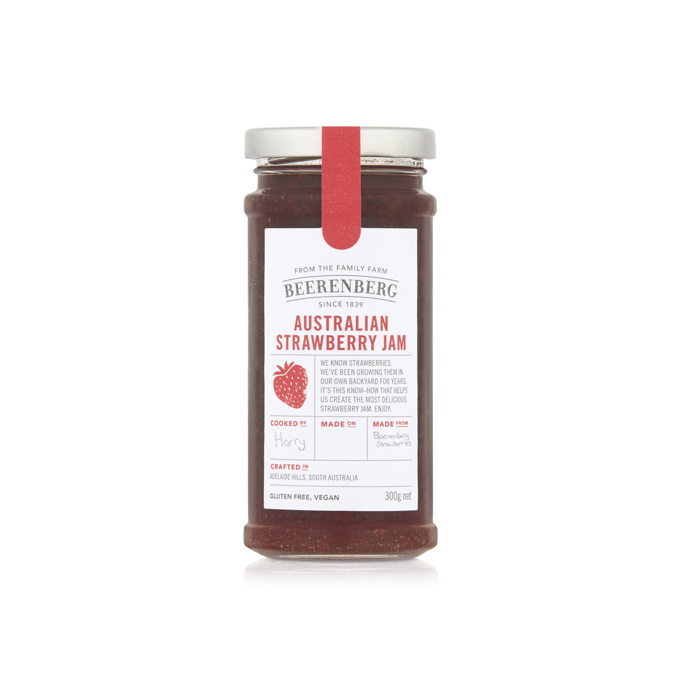 Beerenberg Gluten-Free Strawberry Jam 300g