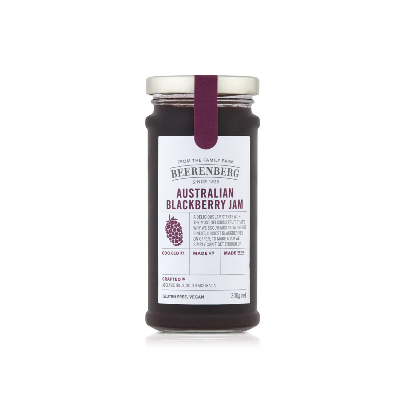 Beerenberg Gluten-Free Blackberry Jam 300g