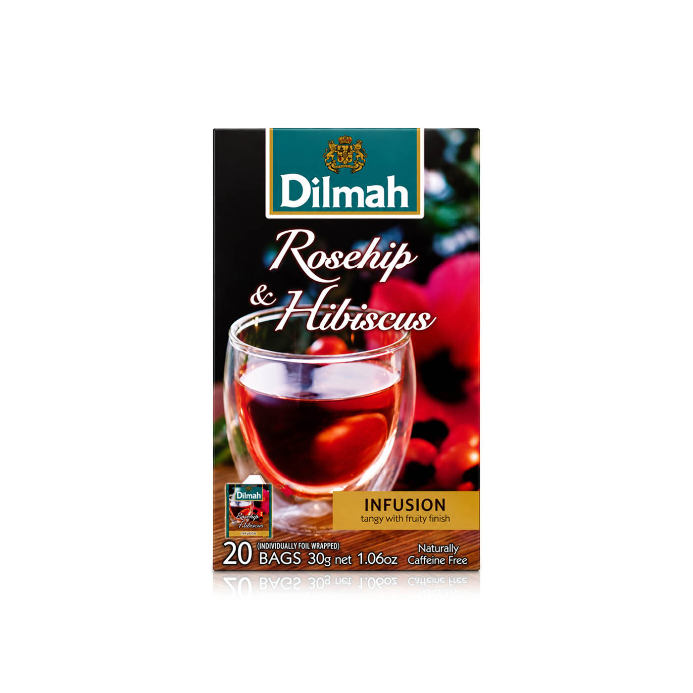 Dilmah Rosehip & Hibiscus Tea Bags x 20