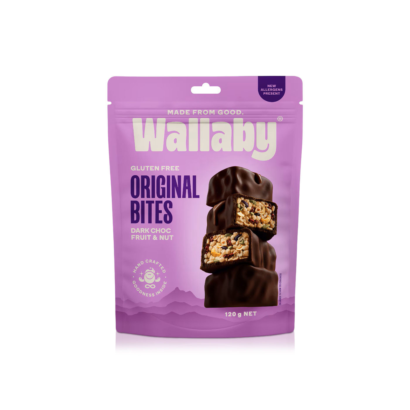 Wallaby Original Nites Dark Fruit & Nut 120g