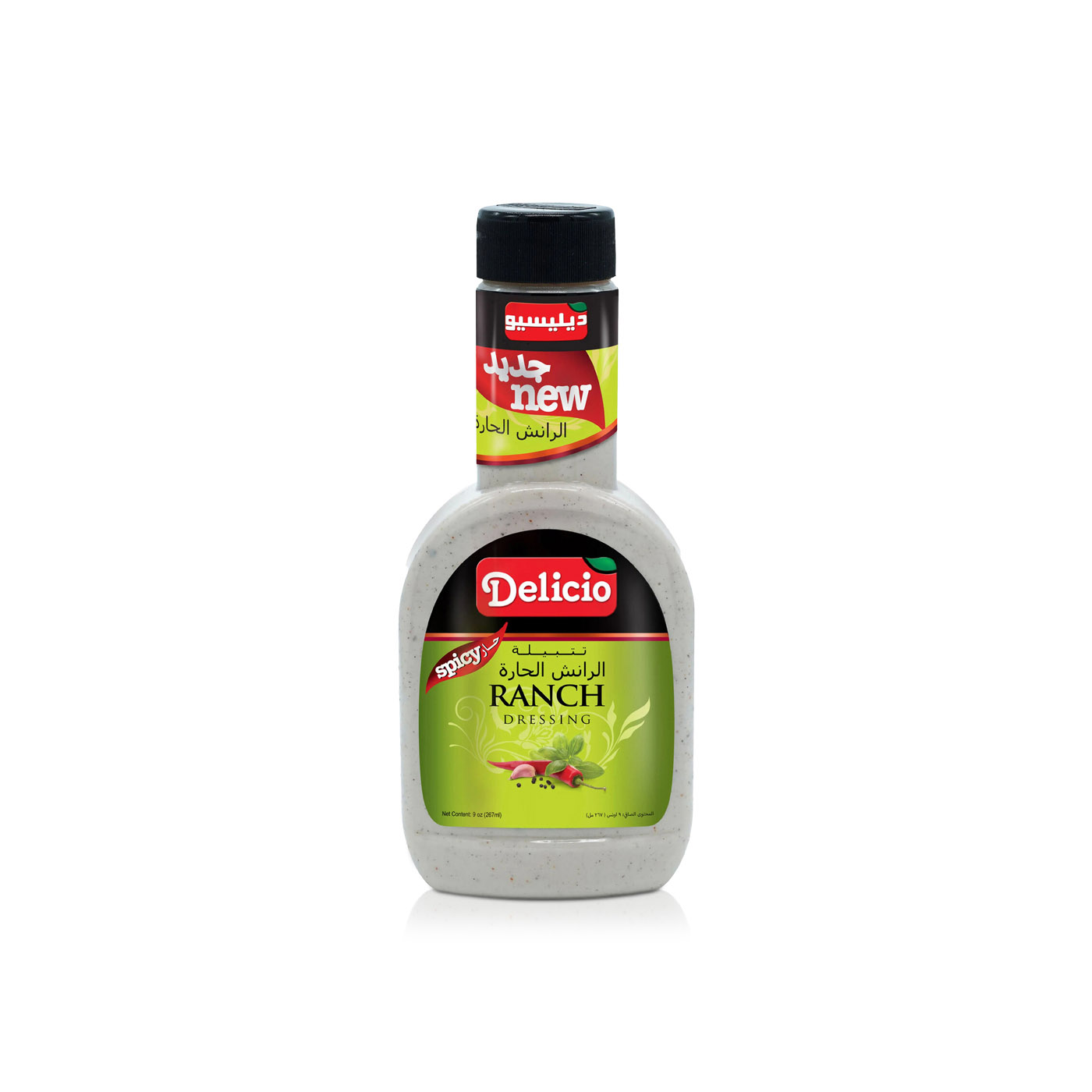 Delicio Spicy Ranch Dressing 267ml