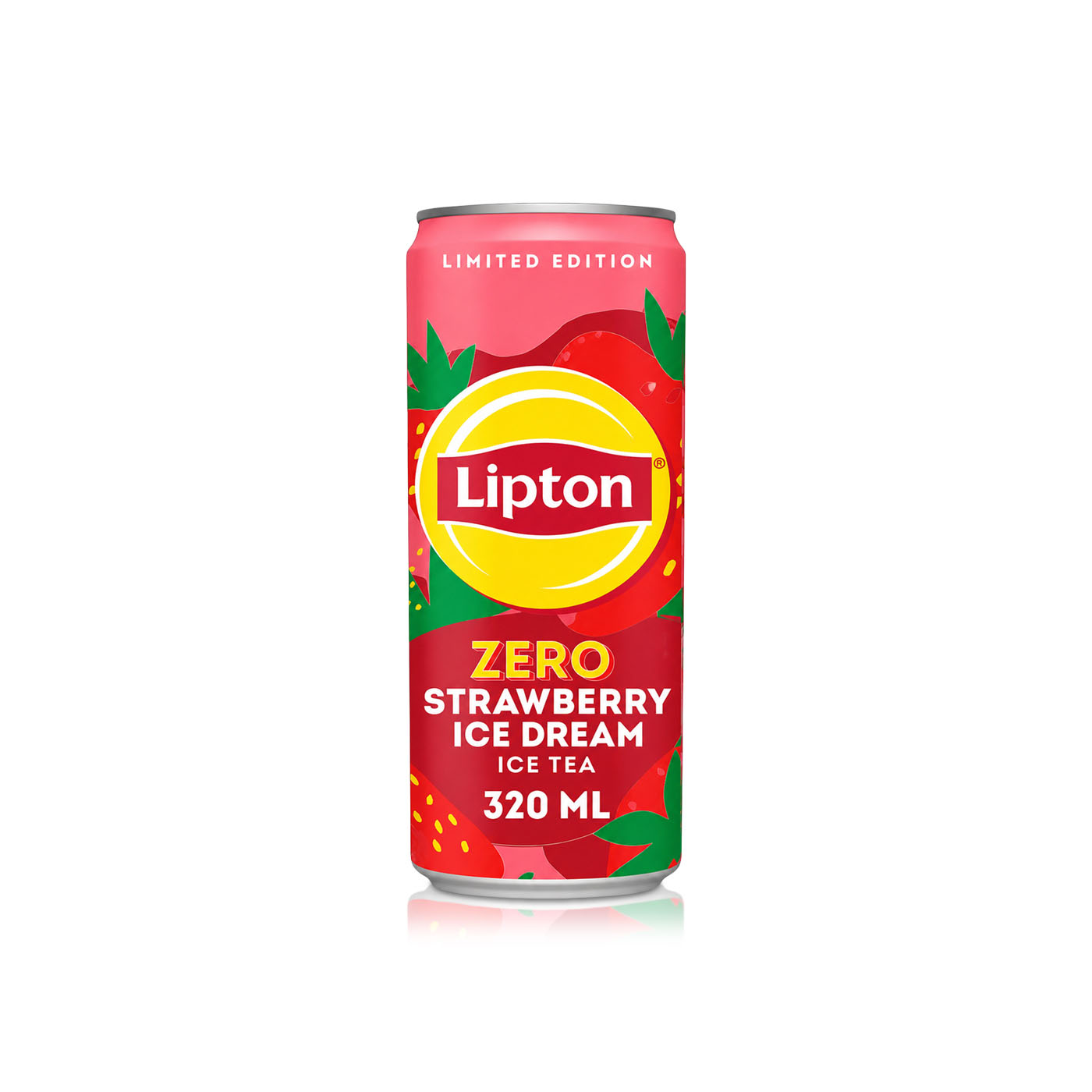 Lipton Zero Sugar Strawberry Ice Dream Iced Tea Drink 320ml