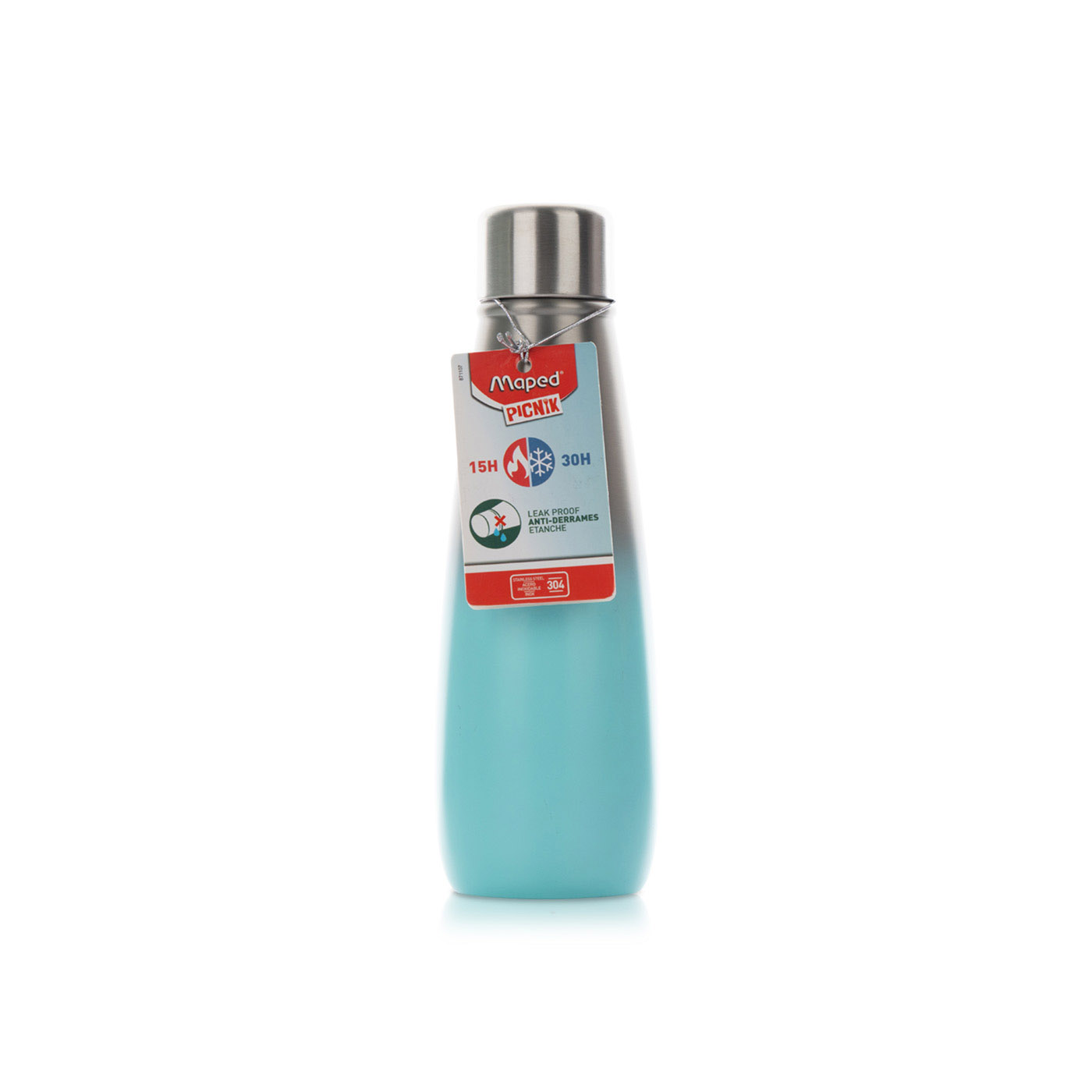Maped Picnik Stainless Steel Water Bottle Turquoise 500ml