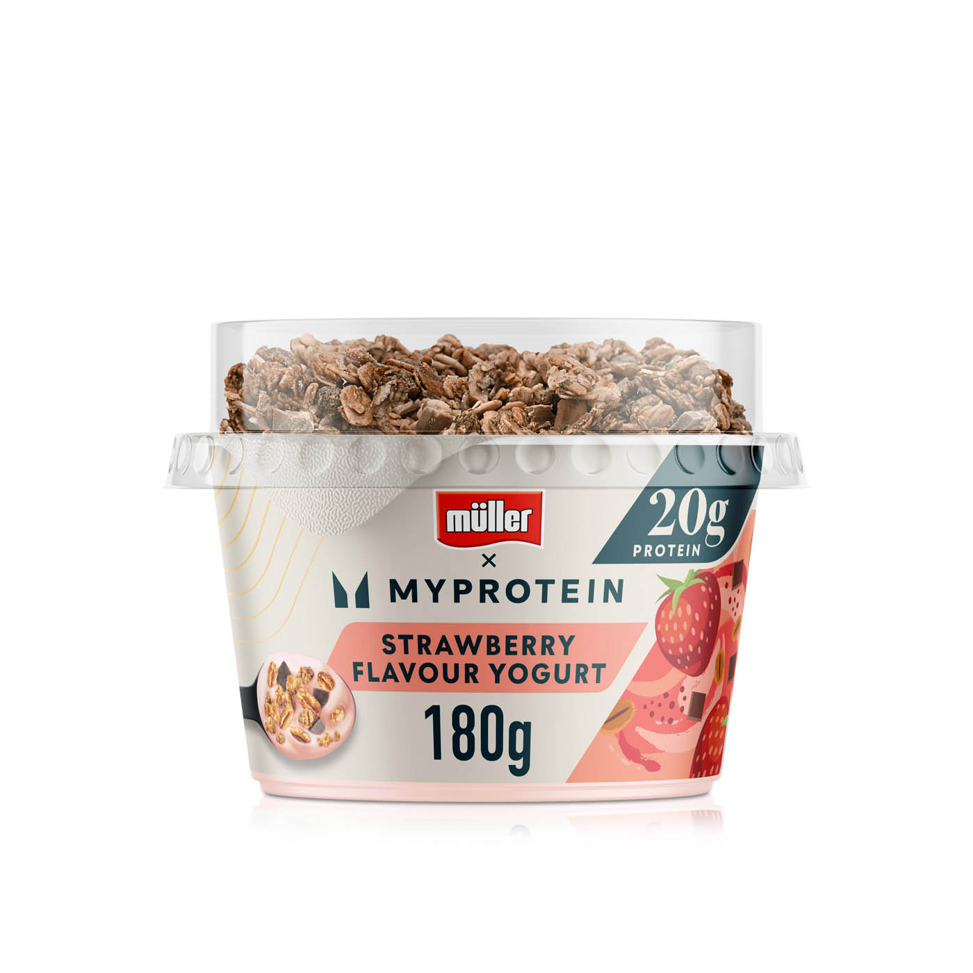 Myprotein Crunch Strawberry Yoghurt 180g