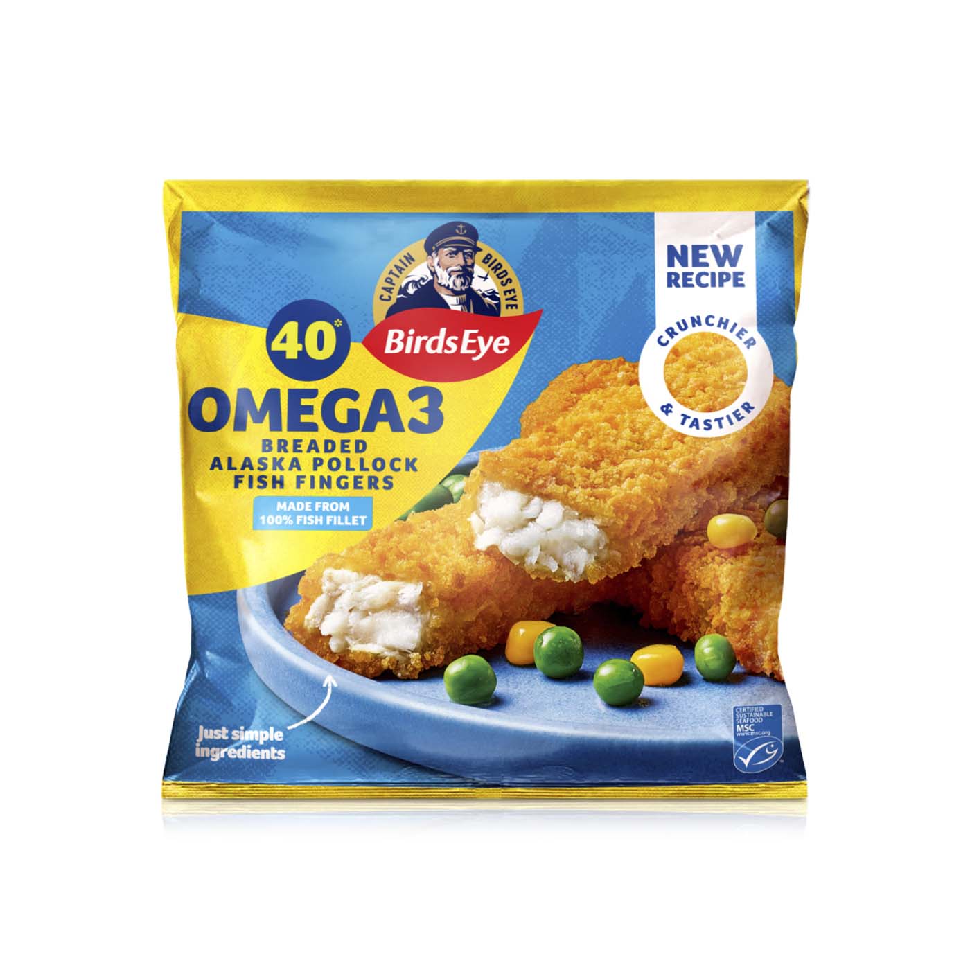 Bird's Eye Breaded Omega 3 Fish Fingers x 40 1.12kg