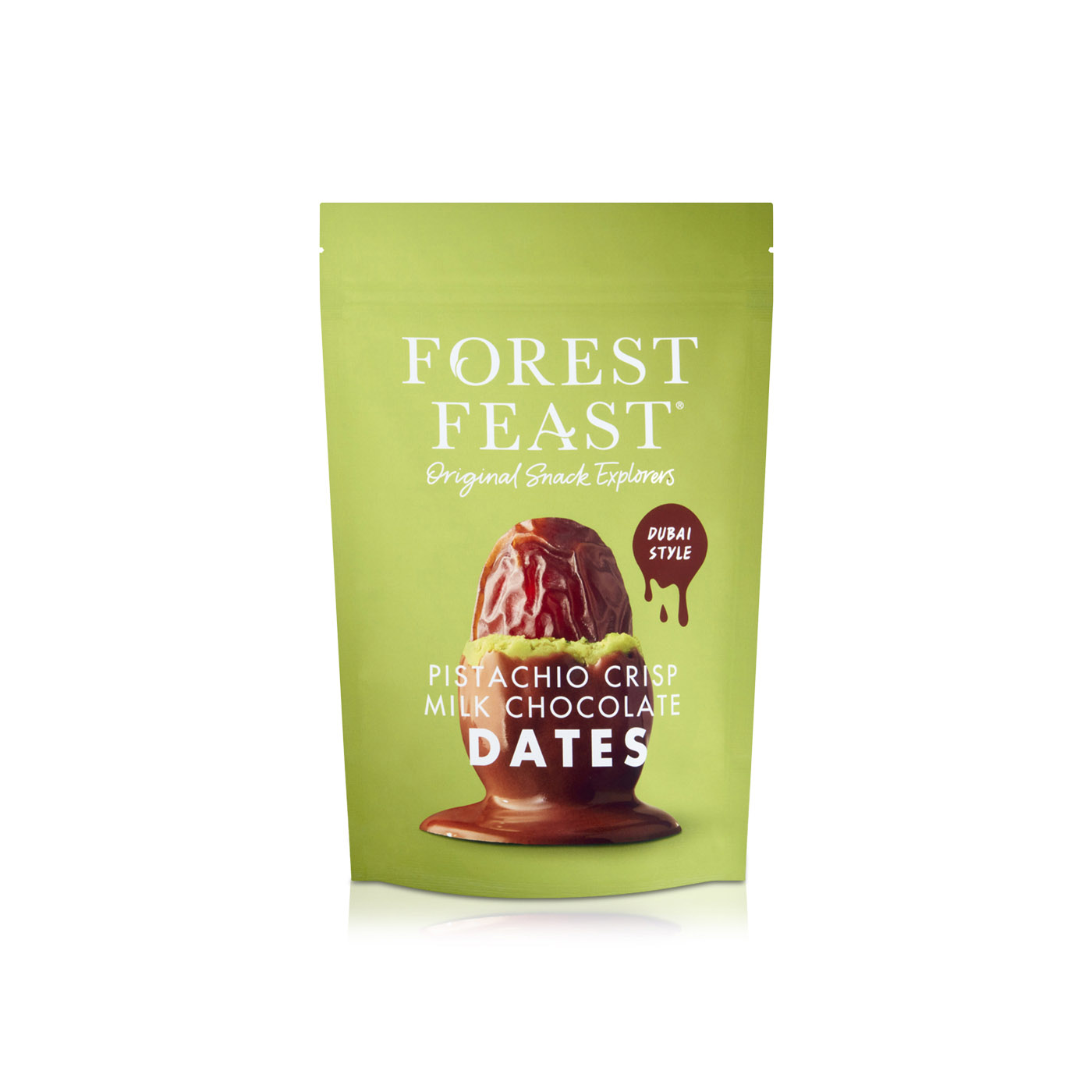 Forest Feast Pistachio Milk Chocolate Dates 120g