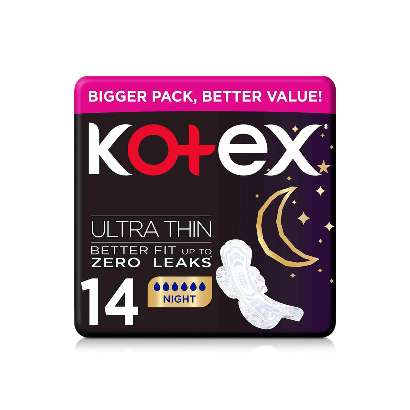 Kotex Natural Ultra Thin Night x 14