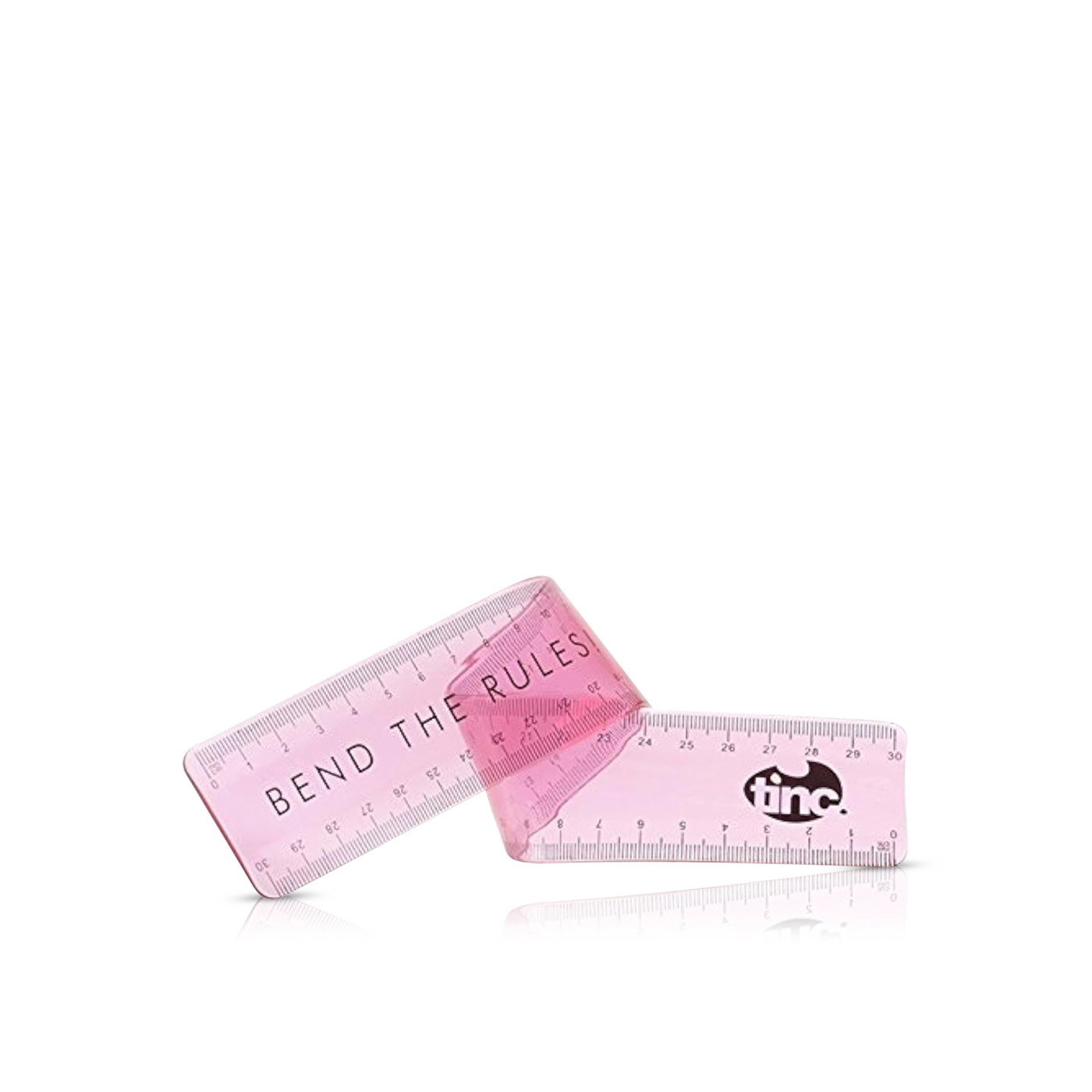 Tinc Bendy Ruler Pink 30cm