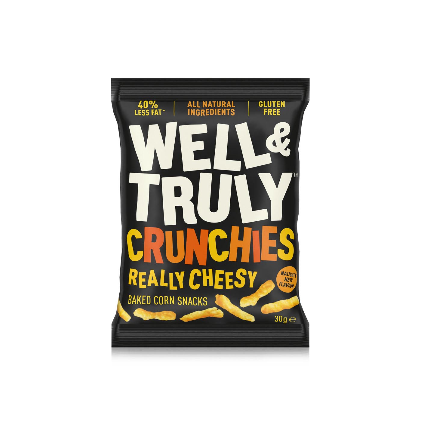 Well & Truly Really Cheesy Crunchies 30g