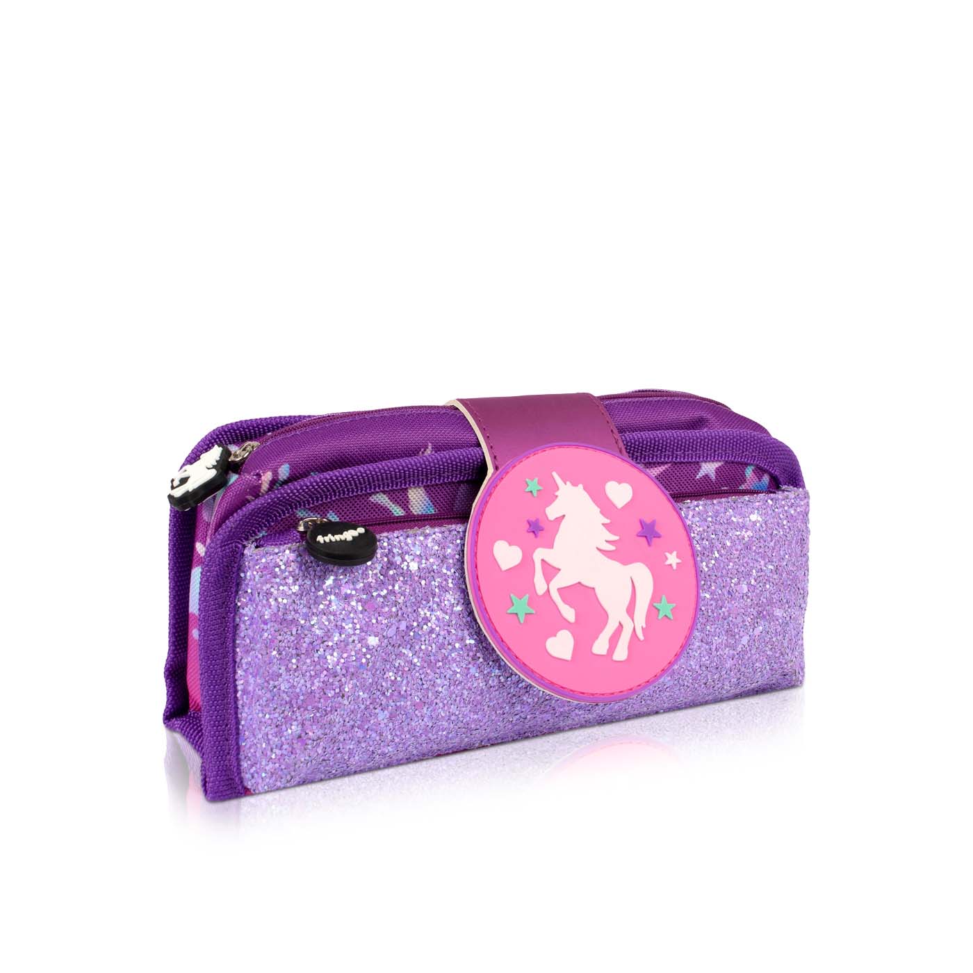 Fringoo Unicorn Ombre Patch Pencil Case