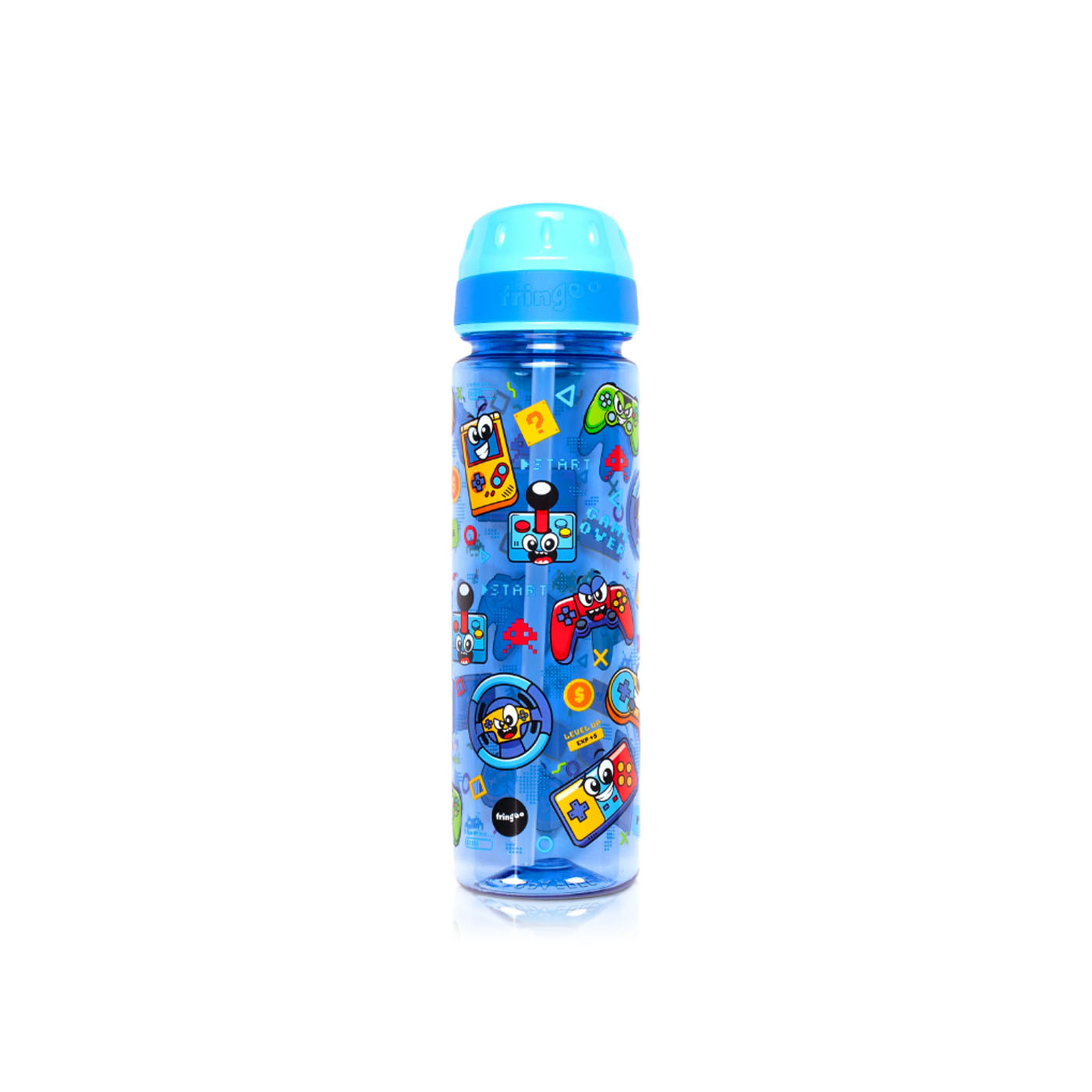 Fringoo Gaming Faces Straw Bottle
