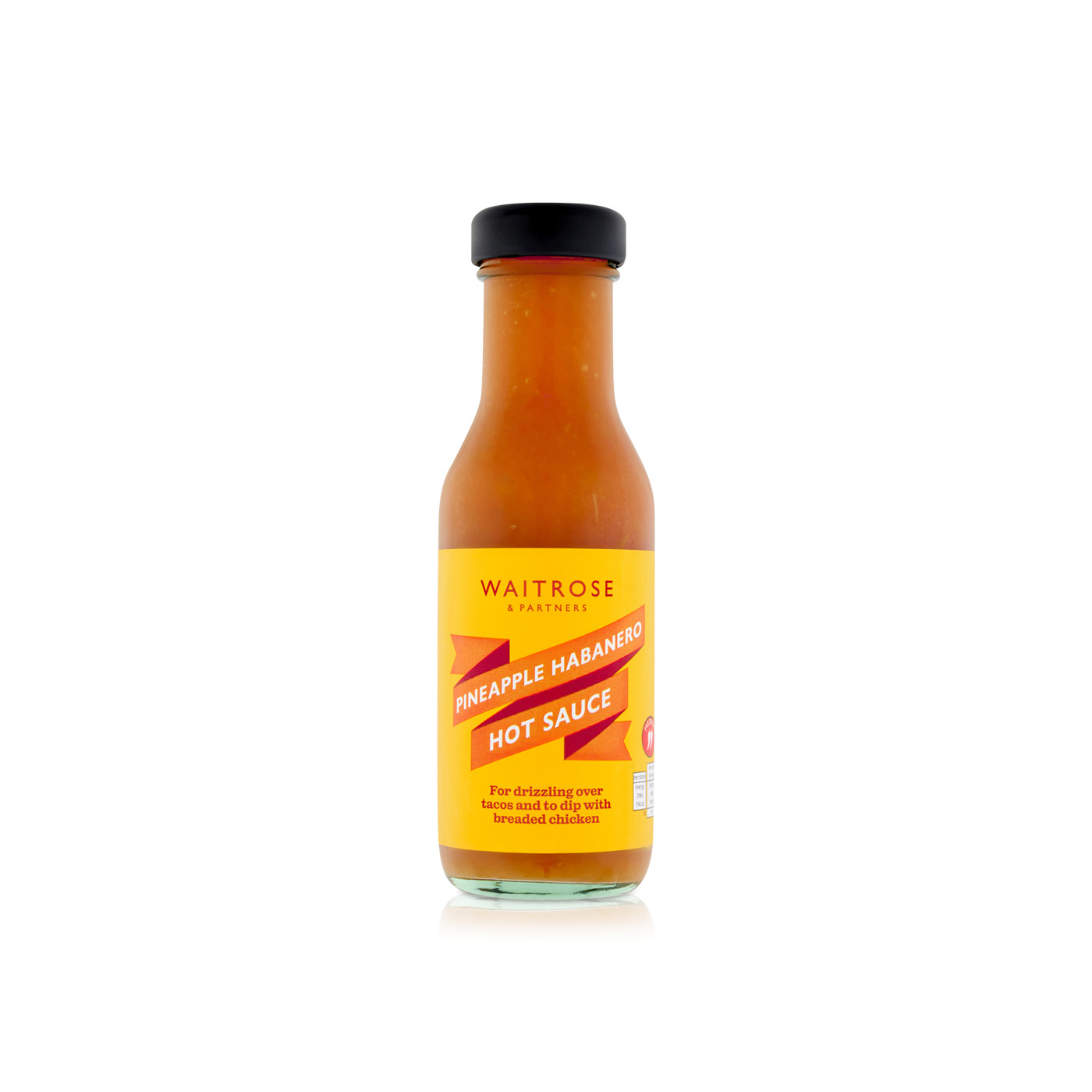 Waitrose Pineapple Habanero Hot Sauce 250ml