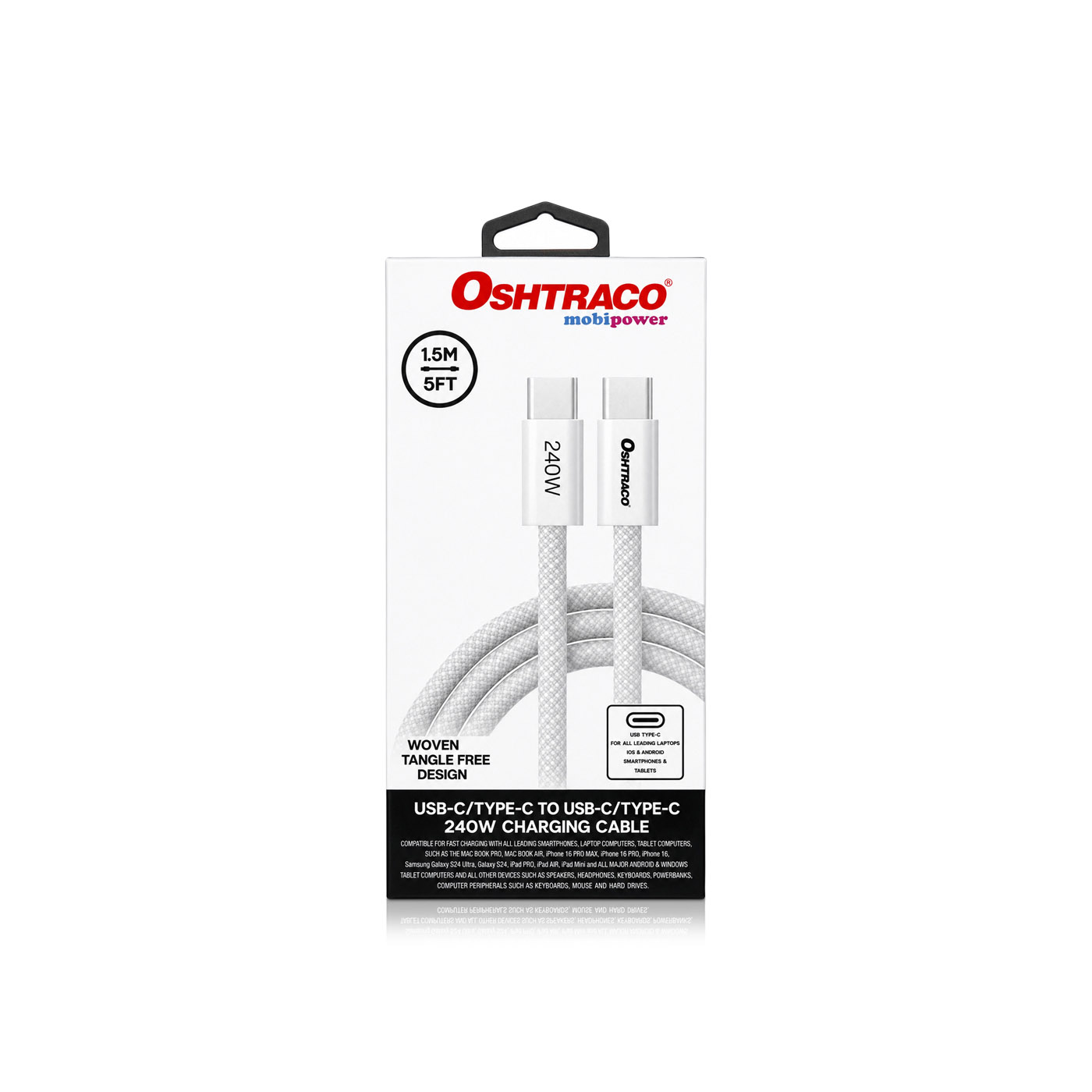 Oshtraco Type C Charging Cable 240W