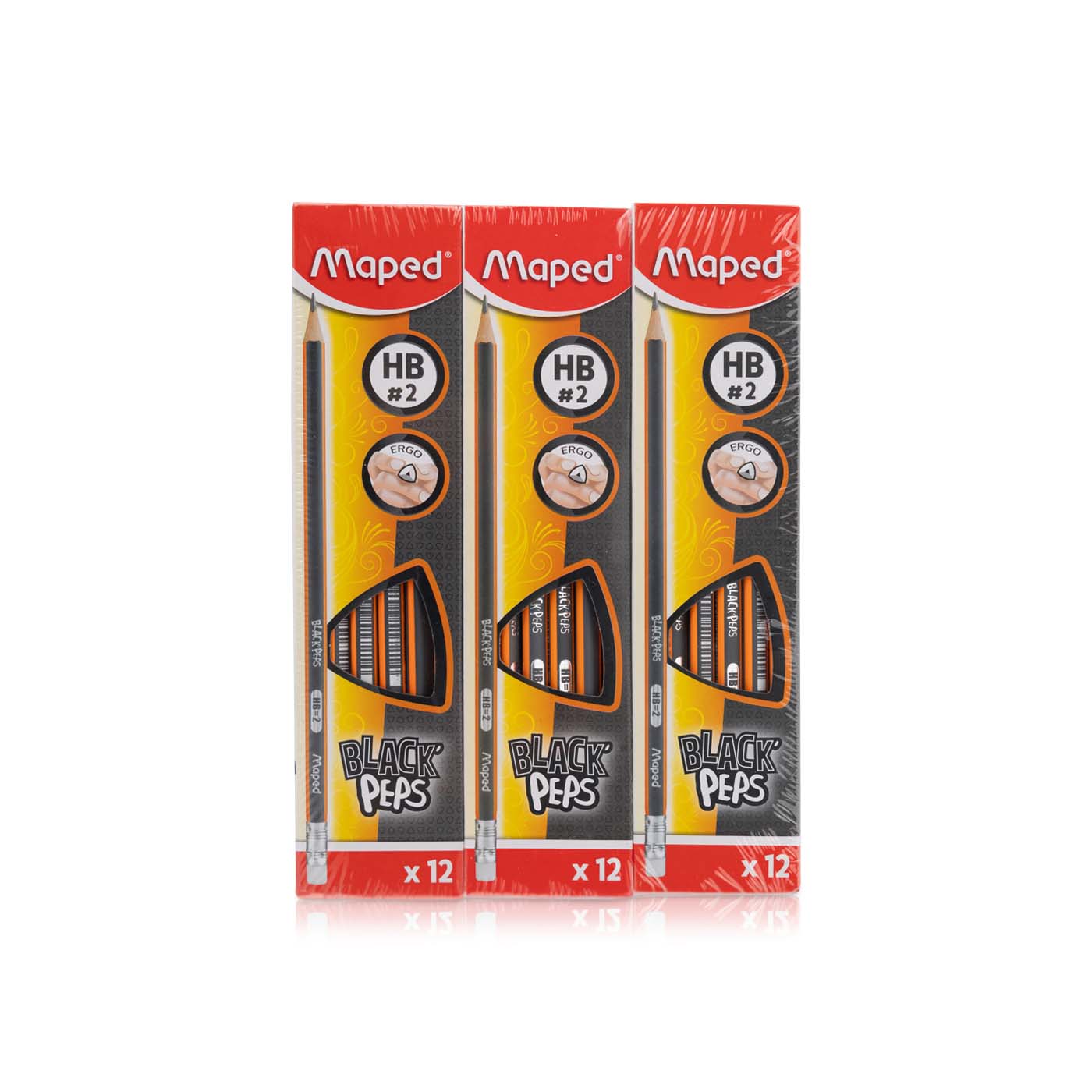 Maped Black'Peps Pencils 3 Boxes