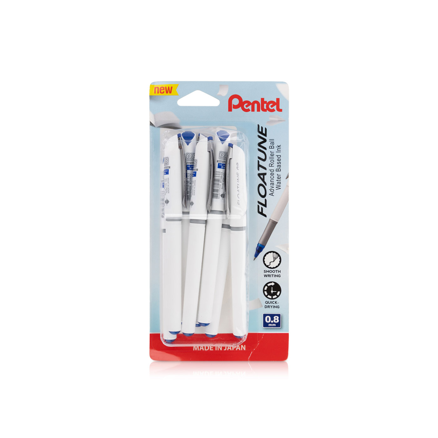 Pentel Floatune Roller Pen 0.8mm x 8