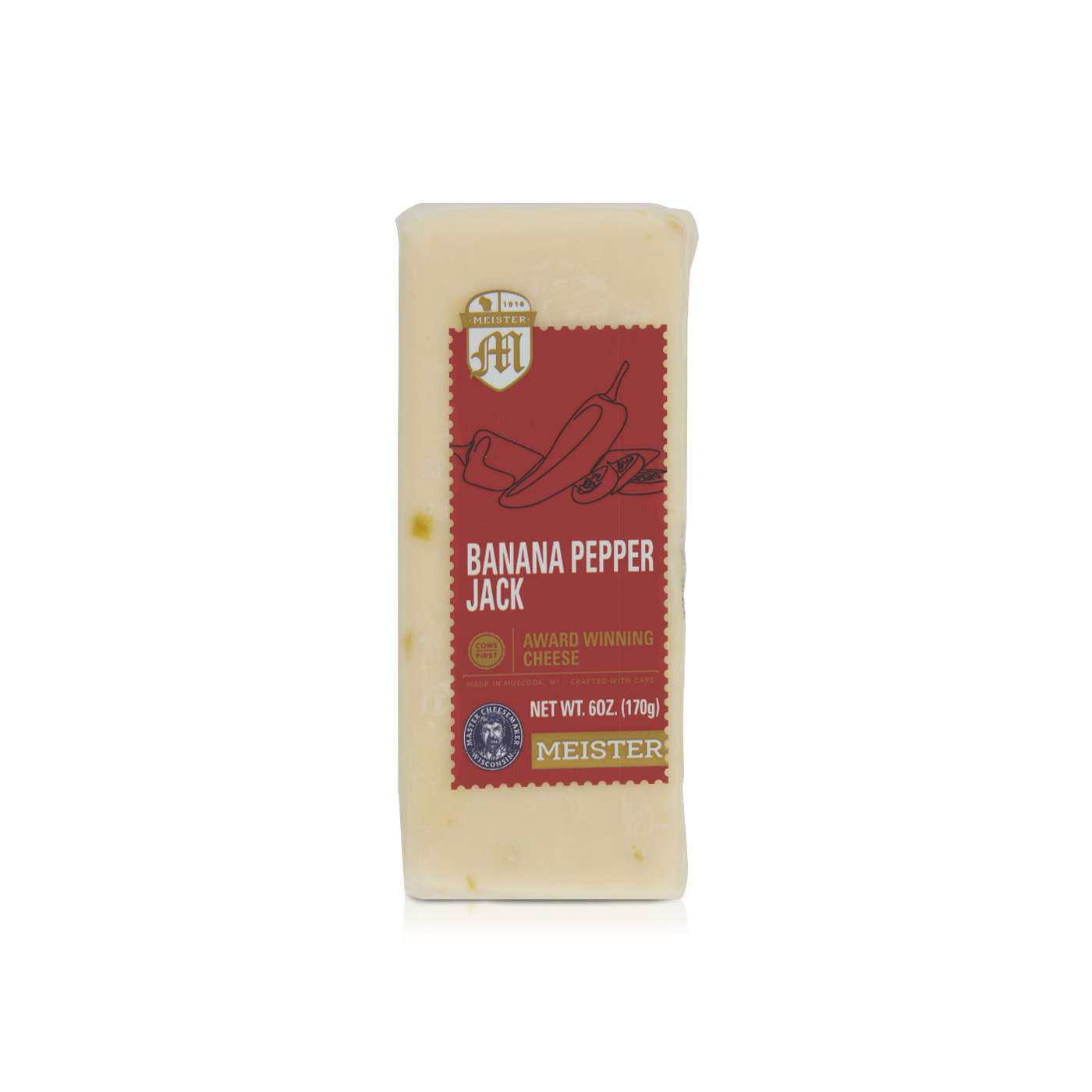Meister Banana Pepper Jack Cheese 170g