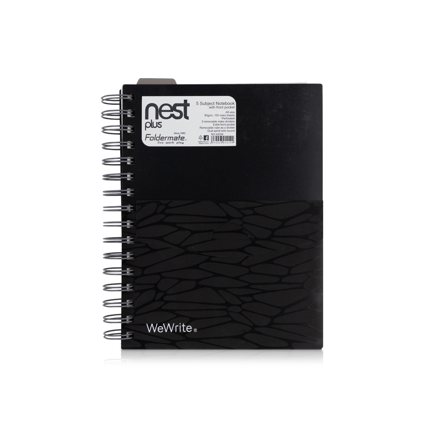 FolderMate Notebook A5 150 Sheets