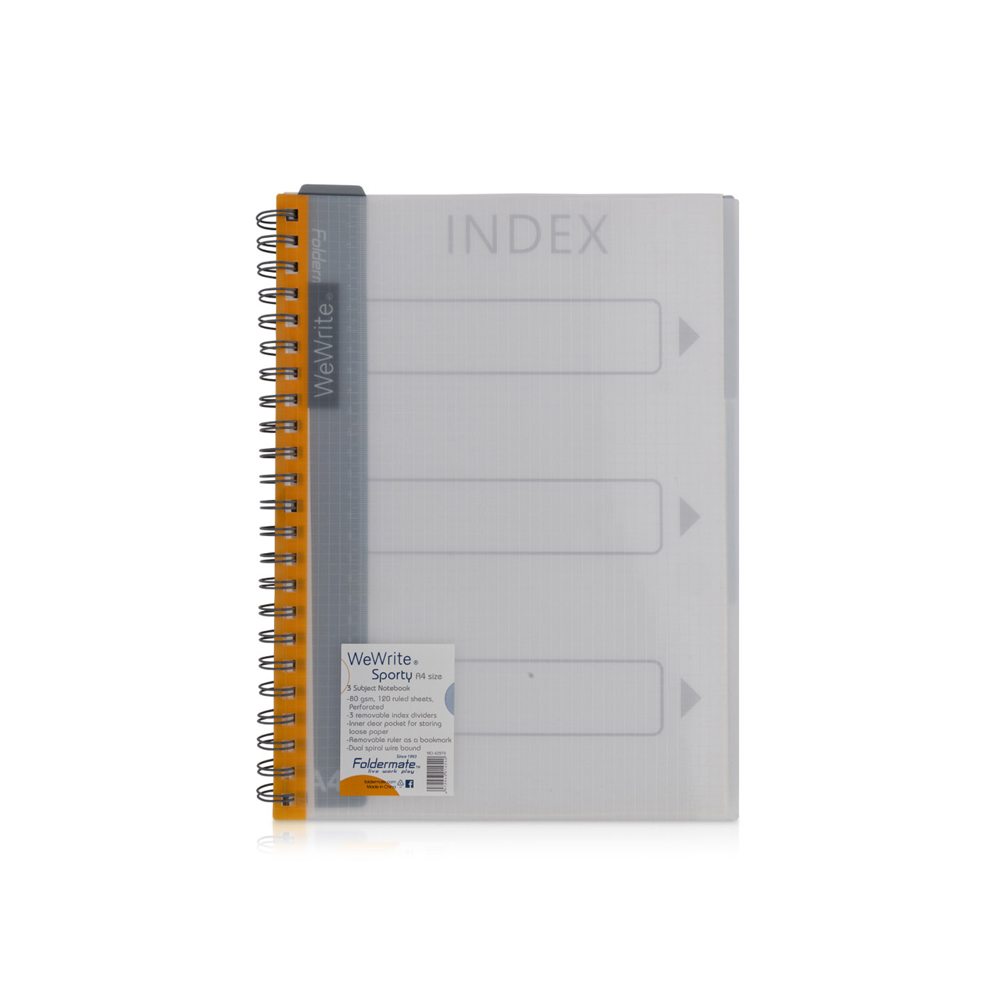FolderMate Notebook A4 120 Sheets