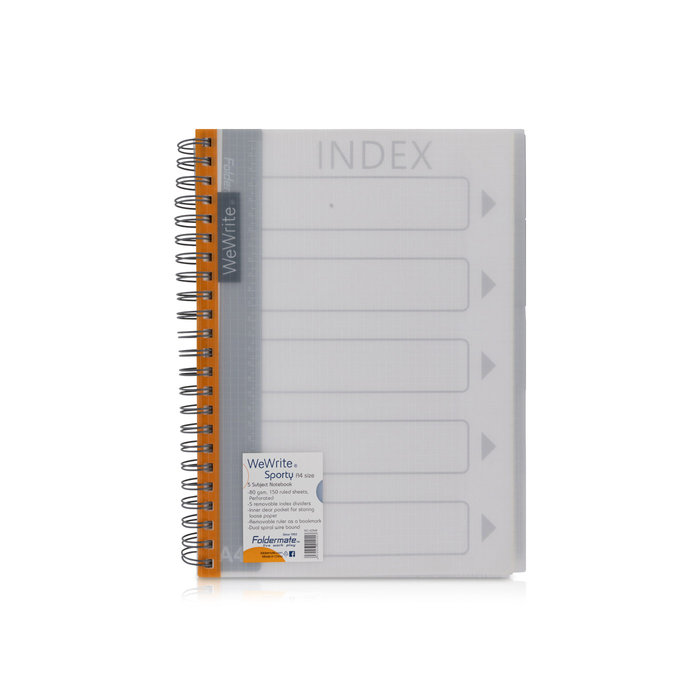 FolderMate Notebook A4 150 Sheets