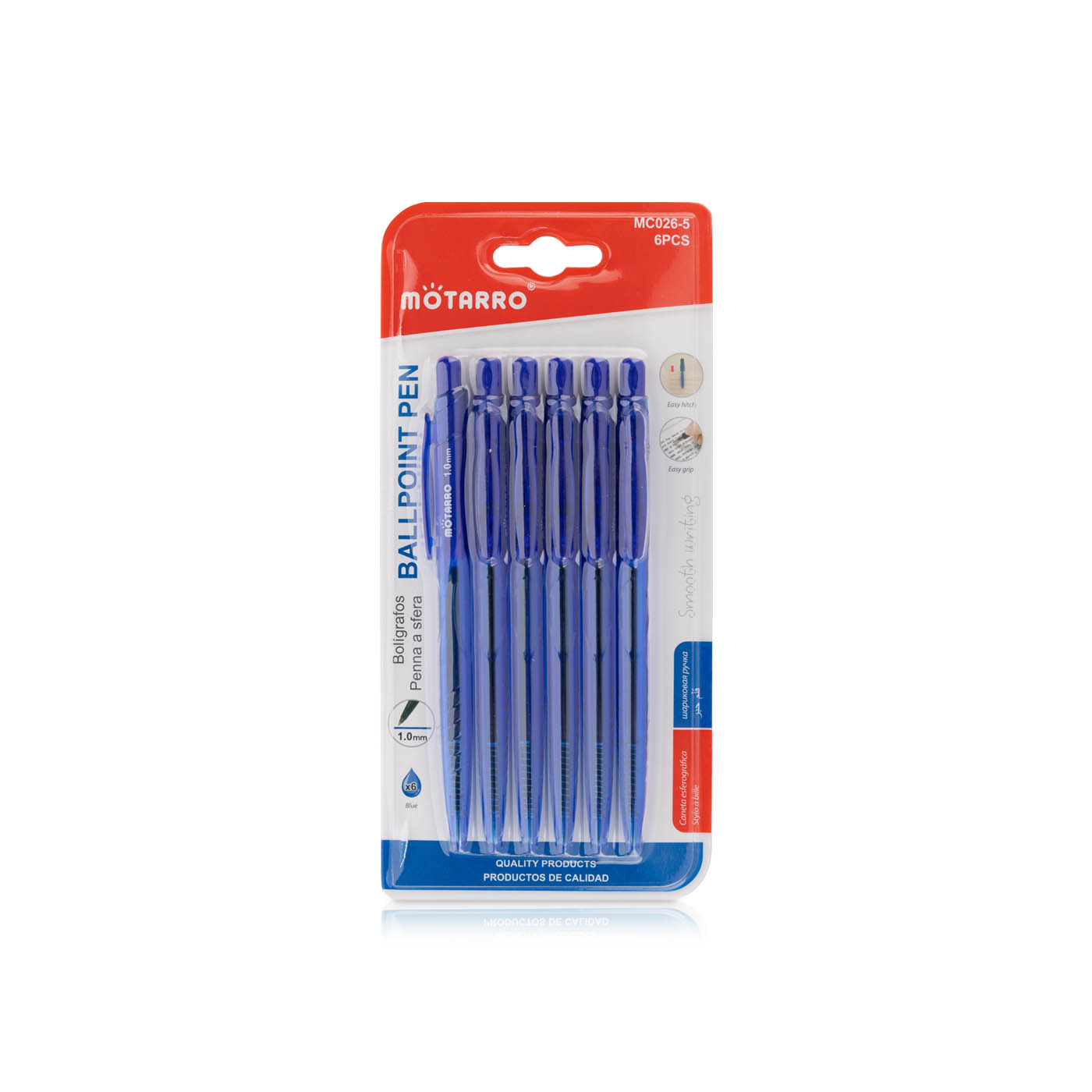 Share The Love Blue Ballpoint Pens x 6