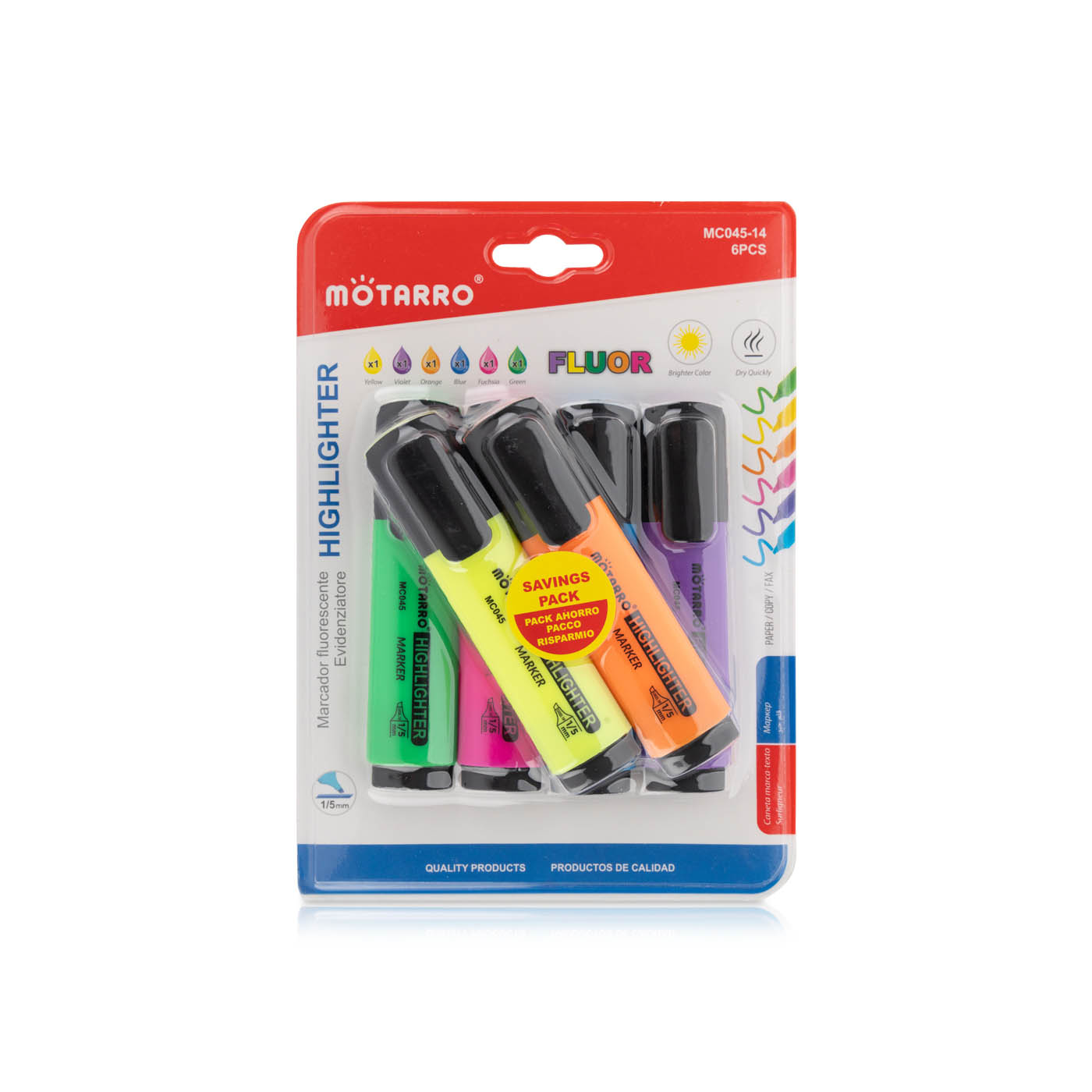 Share The Love Bright Highlighters x 6