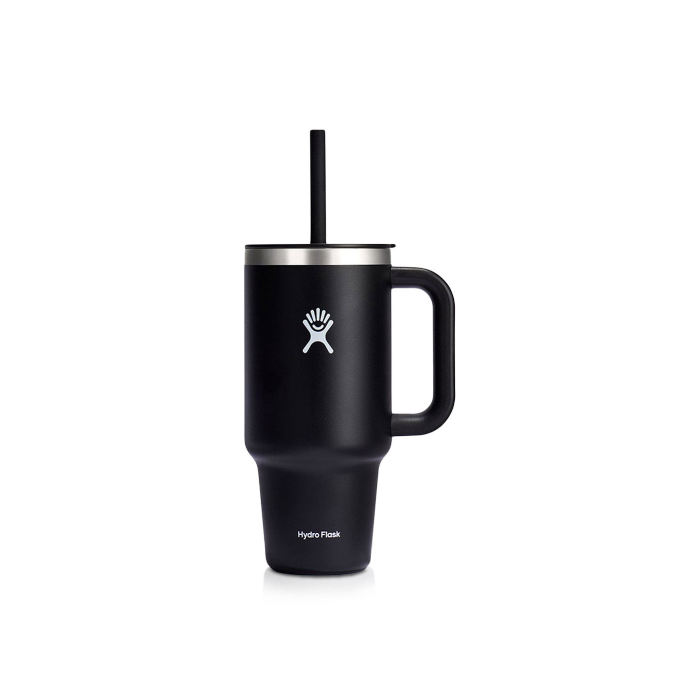Hydro Flask Tumbler Black with Straw 950ml