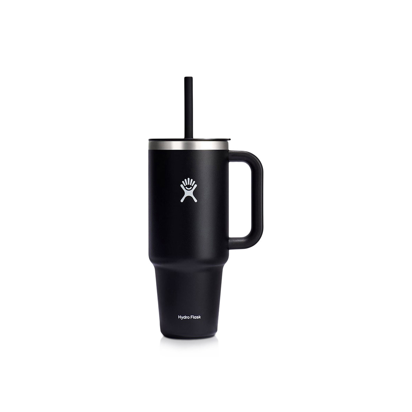 Hydro Flask Tumbler Black with Straw 1.2 Litre