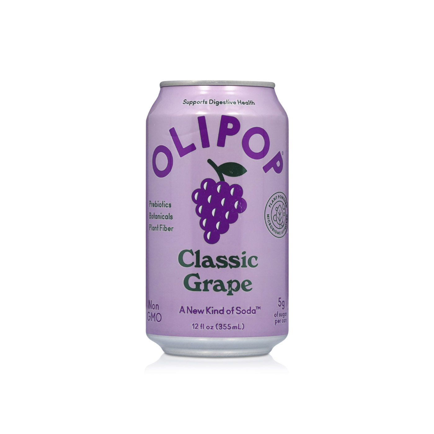 Olipop Classic Grape Soda 355ml
