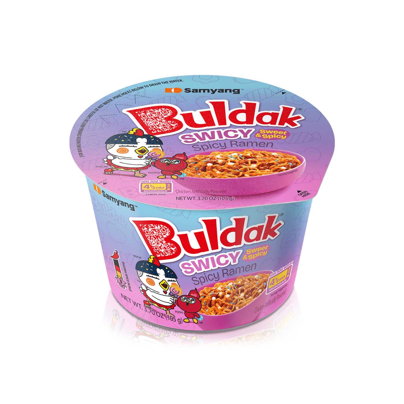 Samyang Buldak Swicy Sweet & Spicy Ramen Bowl 105g