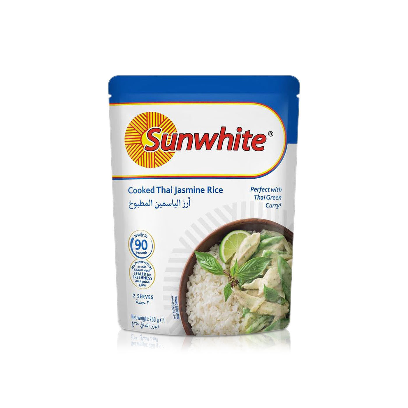 Sunwhite Cooked Thai Jasmine Rice 250g