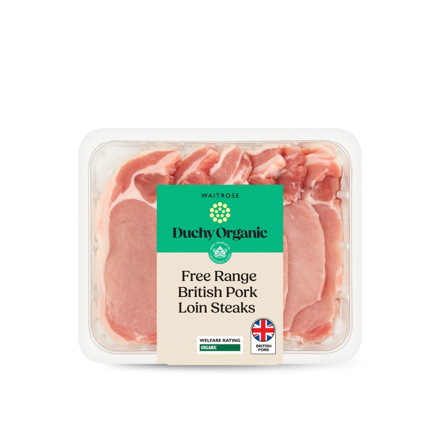 Waitrose Duchy Organic Free Range British Pork Loin Steaks