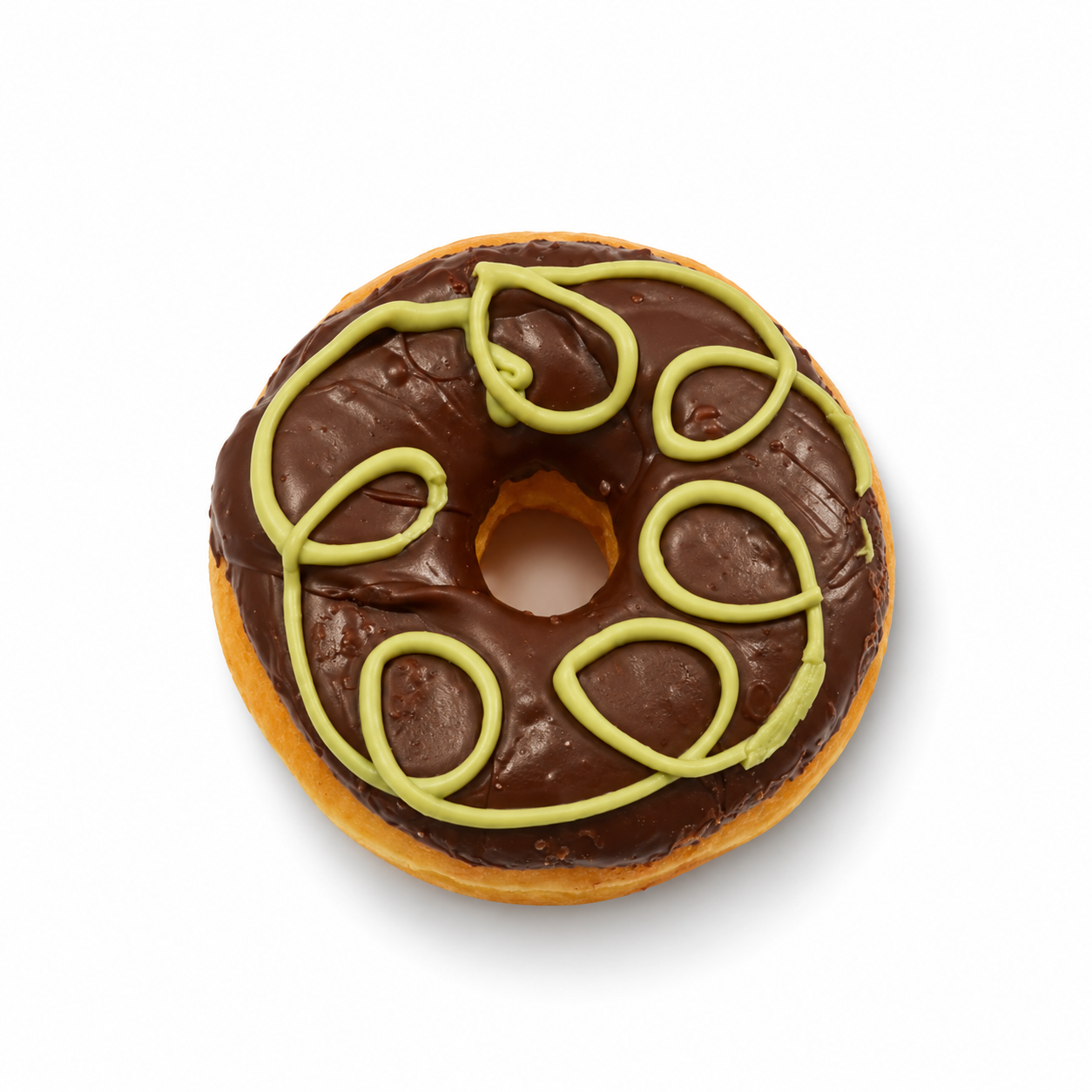 Large Chocolate Donut