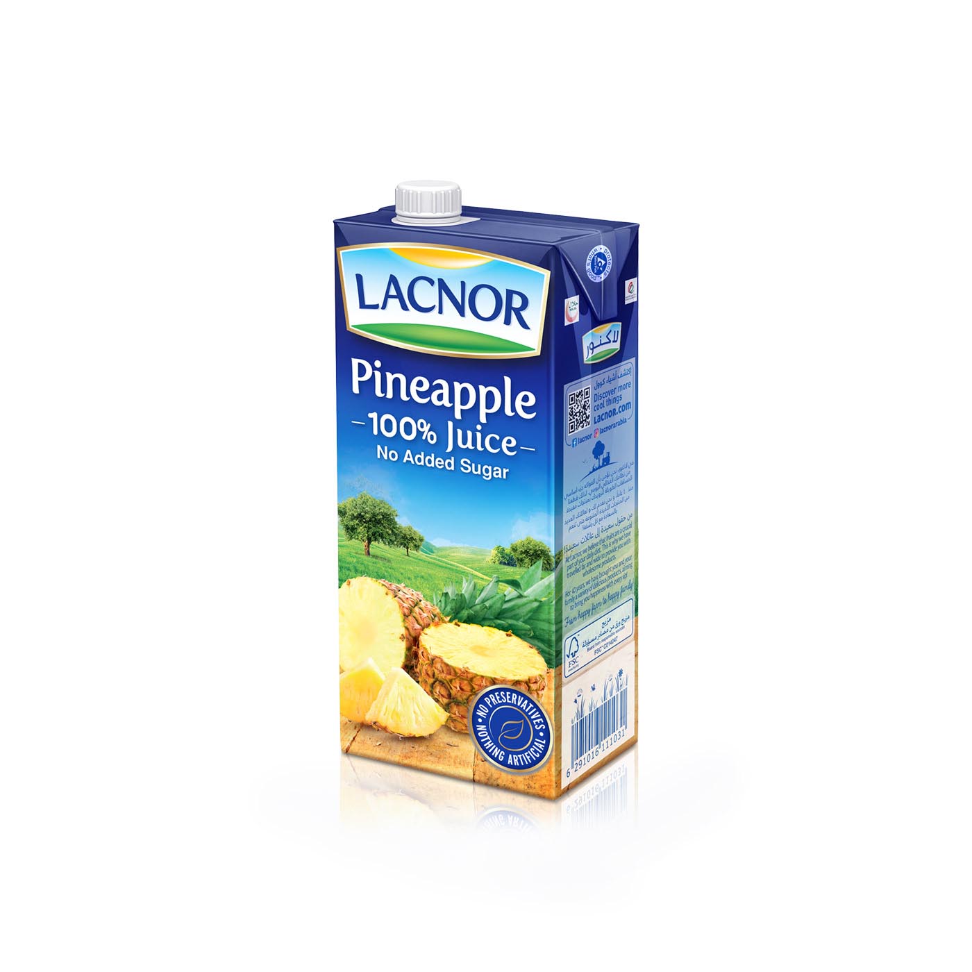 Lacnor Long Life Pineapple Juice 1 Litre