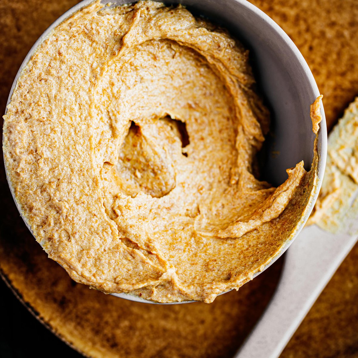 Roasted onion, leek and crème fraîche dip