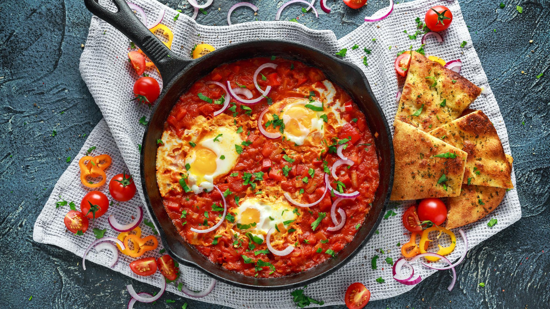 Afghan shakshuka