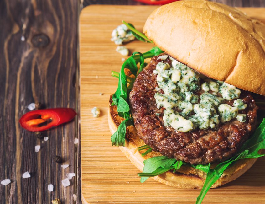 Crumble blue cheese on a burger and allow it to melt onto the warm patty for a taste sensation like no other.