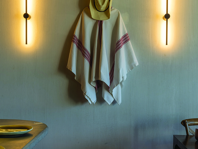 The clásico ceviche is a taste sensation combining citrus flavours and crunchy textures that keeps you going back for seconds and thirds | Fusion Ceviche’s interiors pay homage to Peruvian culture | Mango salmon ceviche | Penelope uses a blow torch to char an avocado for one of her star ceviches