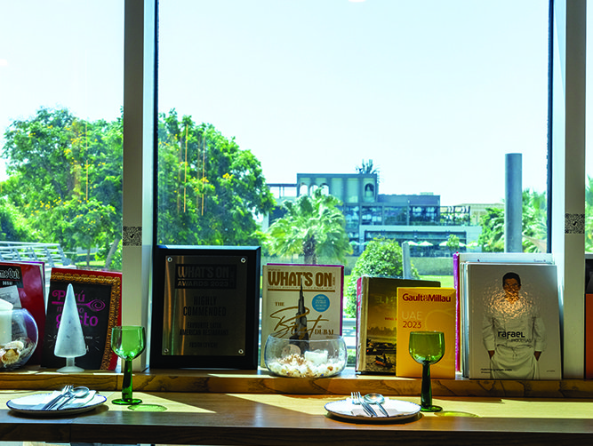 Spicy seafood rice | Diners can sit at communal tables, at the bar, or at a table with a view of the park outside | Tuna ceviche | The scallop ceviche with aji amarillo tiger milk dressing  is an explosion of flavours.