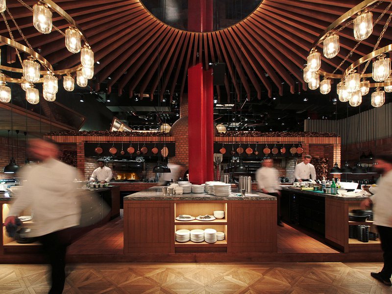 The Salon is an homage to traditional grill rooms